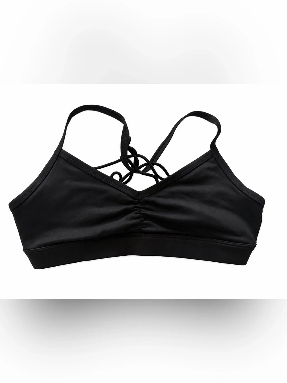 Alo Yoga Black Strappy Sports Bra Medium - Picture 1 of 4